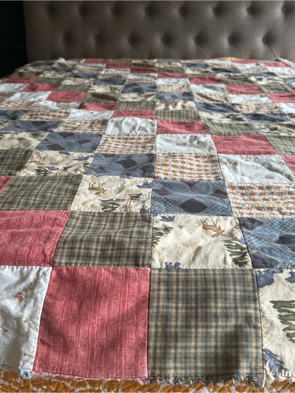 Handmade Denim Rag Quilt 64
